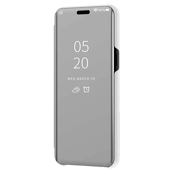 Samsung Galaxy M30 Aynalı Kapaklı Lüx Kılıf - 6