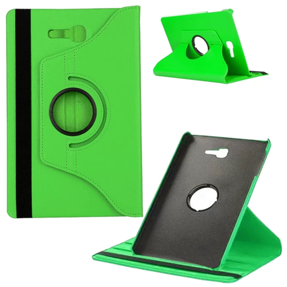 Samsung Galaxy Tab T110 7,0 inç 360 Derece Kılıf Stand - Resim 4