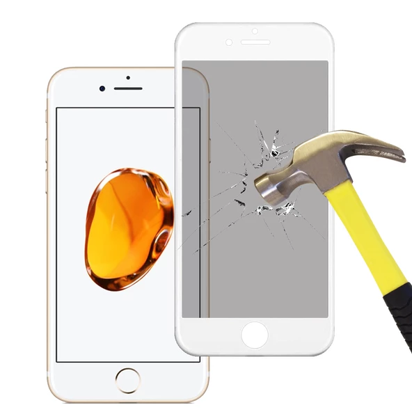 Apple Iphone 6 Tam Kaplayan 3D Cam Ekran Koruyucu - 4