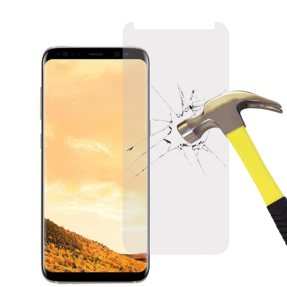 Samsung Galaxy S8 Tam Kaplayan Kavisli Cam Ekran Koruyucu - 3