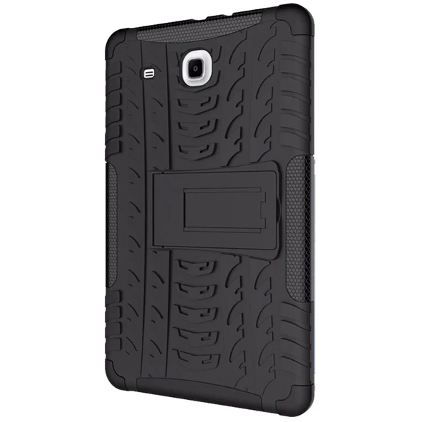 Samsung Galaxy Tab T560 9,6 İnç Standlı Tank Tablet Kılıfı Özel Zırh - Resim 11