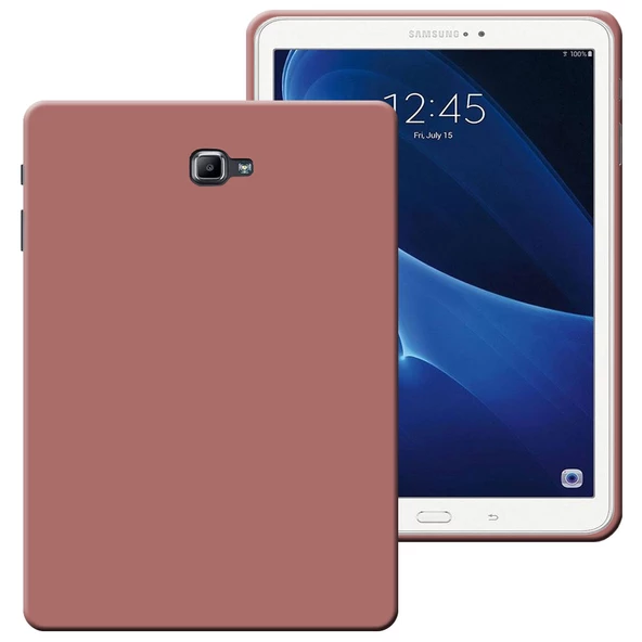 Samsung Galaxy Tab T580 Rubber Yıkanabilir Silikon Kılıf - 2