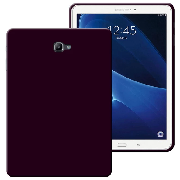 Samsung Galaxy Tab T580 Rubber Yıkanabilir Silikon Kılıf - 8