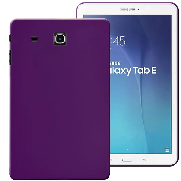 Samsung Galaxy Tab T560 Rubber Yıkanabilir Silikon Kılıf - Resim 12