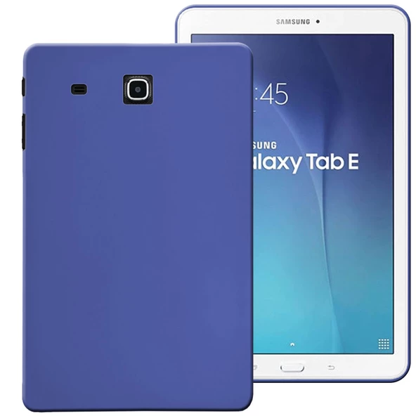Samsung Galaxy Tab T560 Rubber Yıkanabilir Silikon Kılıf - Resim 4