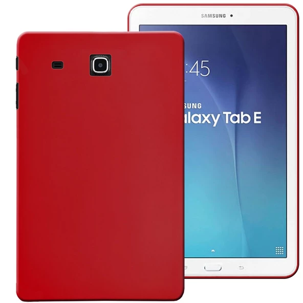 Samsung Galaxy Tab T560 Rubber Yıkanabilir Silikon Kılıf - Resim 8