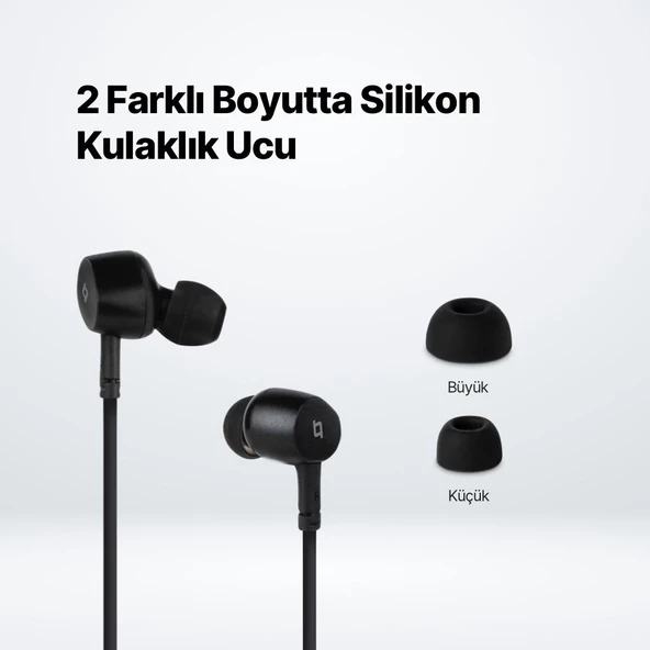 Ttec Hd Mikrofonlu Ergonomik Kulakiçi Kablolu Type-c Kulaklık, Kumanda Kontrollü Stereo Sesli Kulaklık - 4