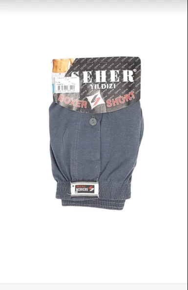 SEHER YILDIZI 0008 ERKEK DÜZ BOXER 10 ADET - 4