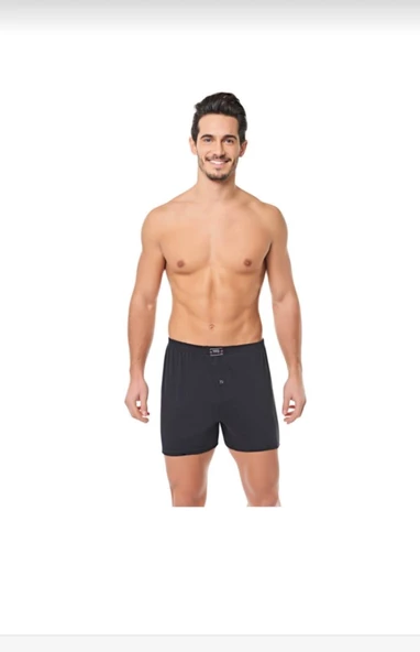 SEHER YILDIZI 0008 ERKEK DÜZ BOXER TEKLİ