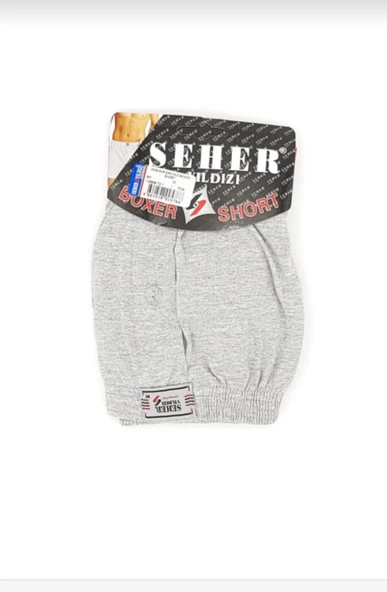 SEHER YILDIZI 0008 ERKEK DÜZ BOXER 10 ADET - 2