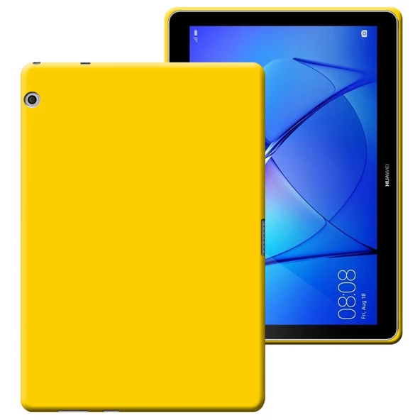 Huawei MediaPad T3 9,6 inç Lansman Silikon Yumuşak Dokulu Kılıf - Resim 6