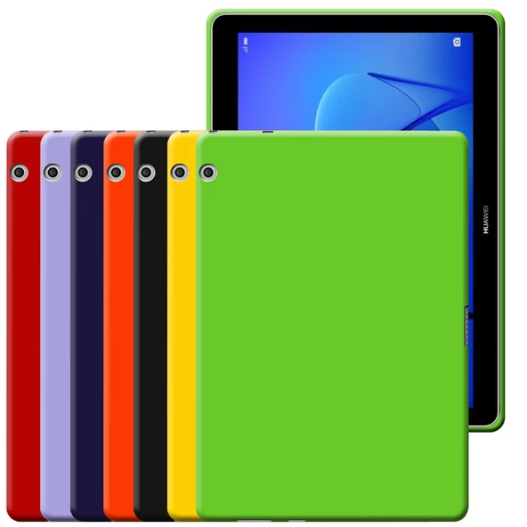 Huawei MediaPad T3 9,6 inç Lansman Silikon Yumuşak Dokulu Kılıf ürün görseli 1