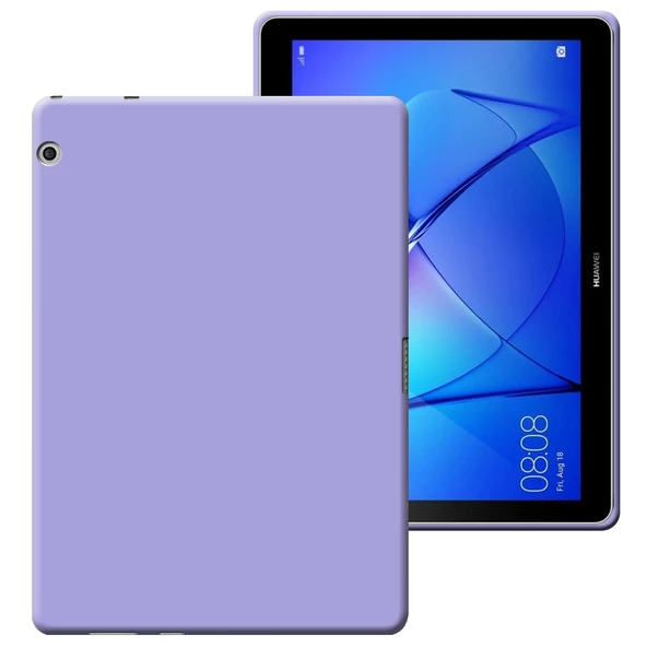 Huawei MediaPad T3 9,6 inç Lansman Silikon Yumuşak Dokulu Kılıf - Resim 2