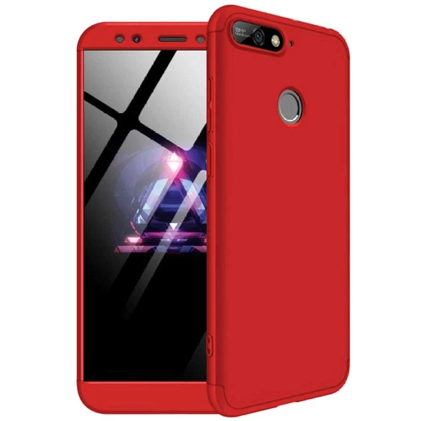 Huawei Honor 7A / Enjoy 8E / Y6 Prime 2018 GKK Kılıf 360 Derece Tam Koruma - Resim 8