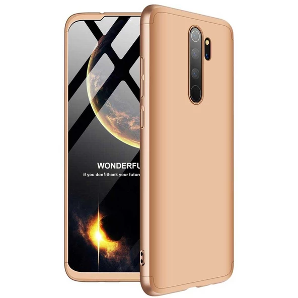 Xiaomi Remi Note 8 Pro GKK Kılıf 360 Derece Tam Koruma - Resim 8