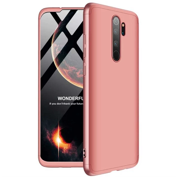 Xiaomi Remi Note 8 Pro GKK Kılıf 360 Derece Tam Koruma - Resim 5