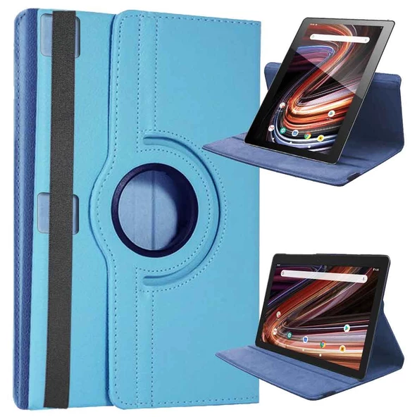 Universal 10 inç 11 İnç Arası 360 Derece Dönen Standlı Tablet Kılıfı - Resim 7