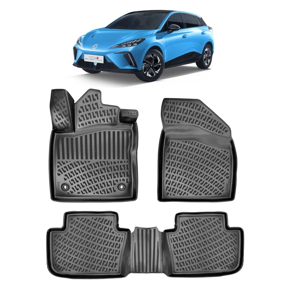 Rizline Mg 4 2022 Sonrası  3D Havuzlu Paspas Siyah ürün görseli