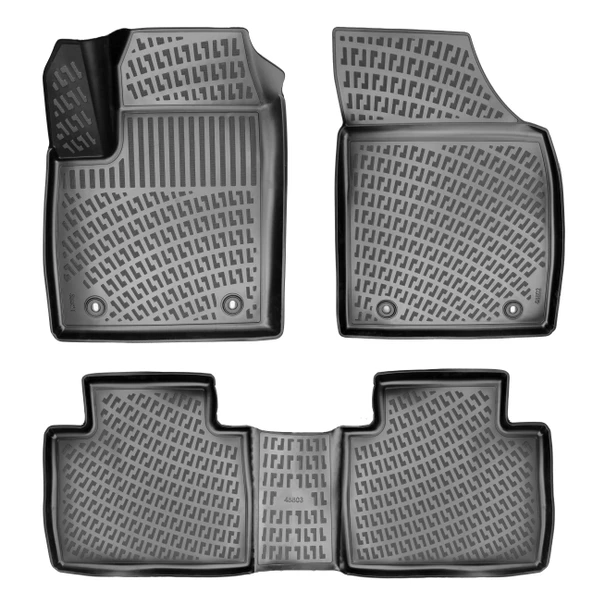 Rizline MG HS 2018 Sonrası 3D Havuzlu Paspas Siyah - Resim 2