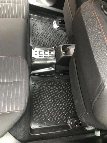 Rizline Peugeot 2008 2020 +  3D Havuzlu Paspas Siyah - Resim 4