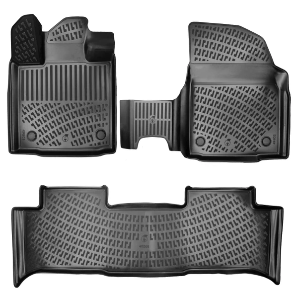 Rizline Togg T10X 2023 Sonrası 3D Havuzlu Paspas - Resim 2