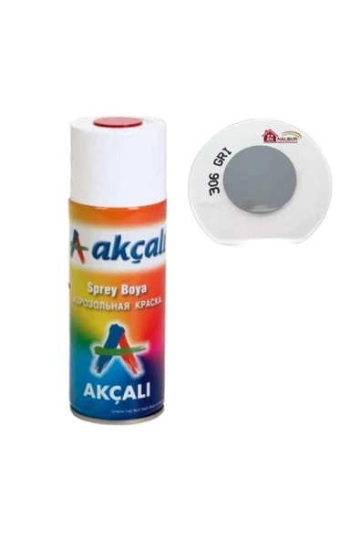 Akçalı 306 Sprey Boya 400ml Gri