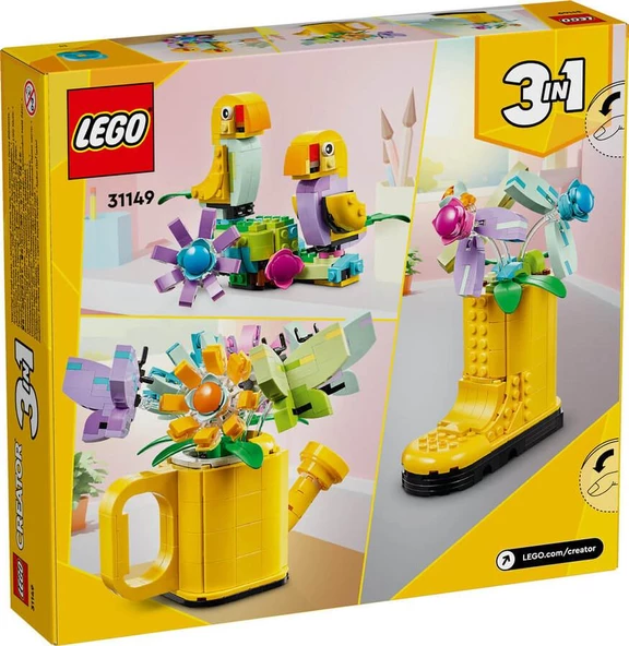 LEGO Creator 31149 Flowers in Watering Can - Resim 2