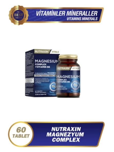 Nutraxin Magnesium Complex Vitamin B6 60 Tablet