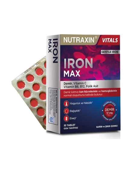 Nutraxin Iron Max 17 mg 30 Tablet