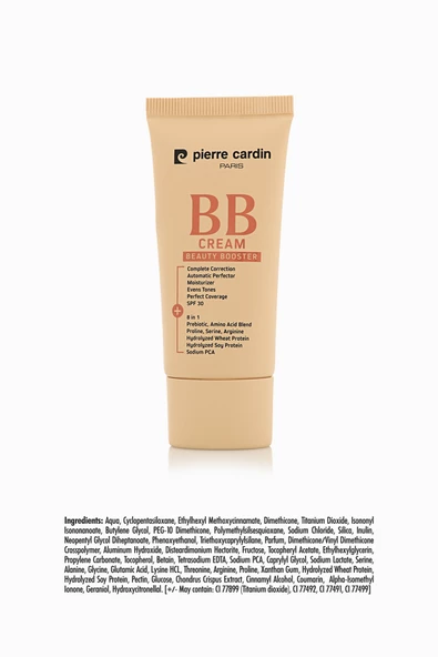 Pierre Cardin BB Cream Beauty Booster- spf 30 Warm Yellow to Poudre-427 - 9