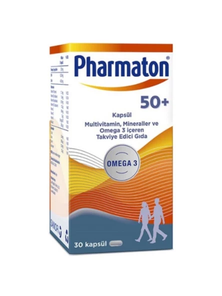 Pharmaton 50 Plus 30 Kapsül ürün görseli