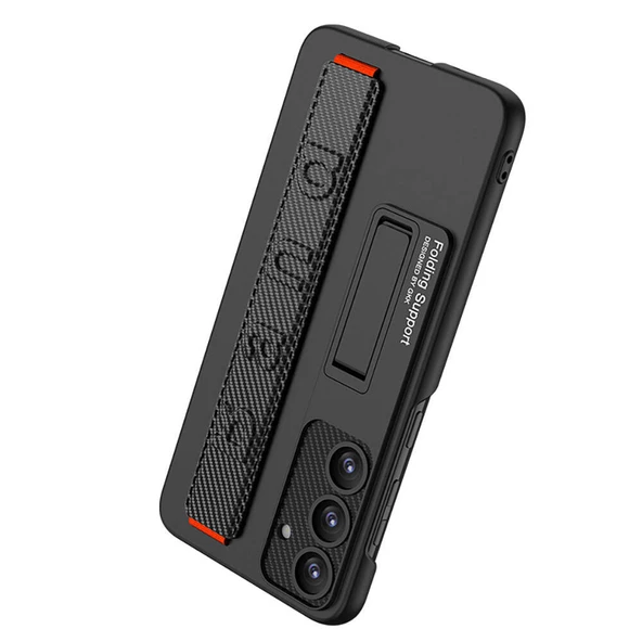 Vendas Samsung Galaxy S24 Plus Kılıf Standlı El Tutacaklı Zore Band Kapak - 11