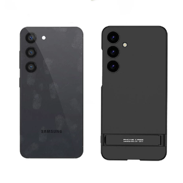 Vendas Samsung Galaxy S24 Plus Kılıf Zore Kamera Korumalı Dikey Standlı Ays Kapak - 7