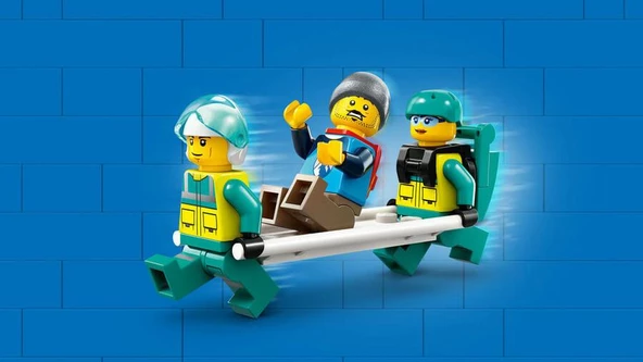 LEGO City 60405 Emergency Rescue Helicopter - 4