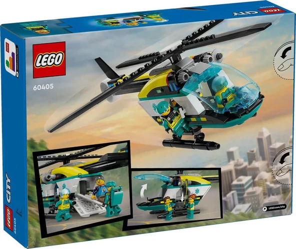 LEGO City 60405 Emergency Rescue Helicopter - 2