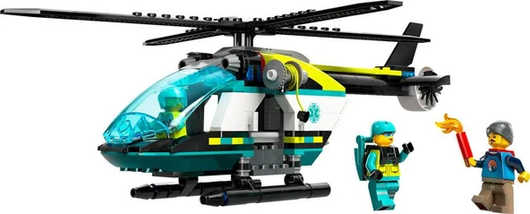 LEGO City 60405 Emergency Rescue Helicopter - 3