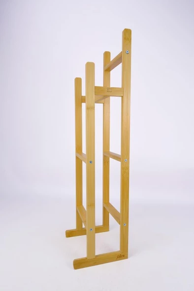 Digithome Bambu Tuvalet Kağıdı Standı Yedek Tuvalet Kağıtlığı Kahverengi - C/6 C1-1-289 - 2