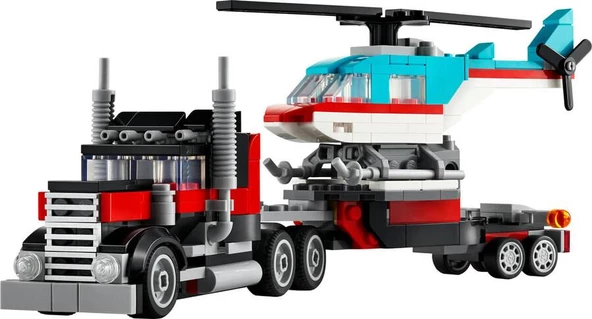 LEGO Creator 31146 Flatbed Truck with Helicopter - 3
