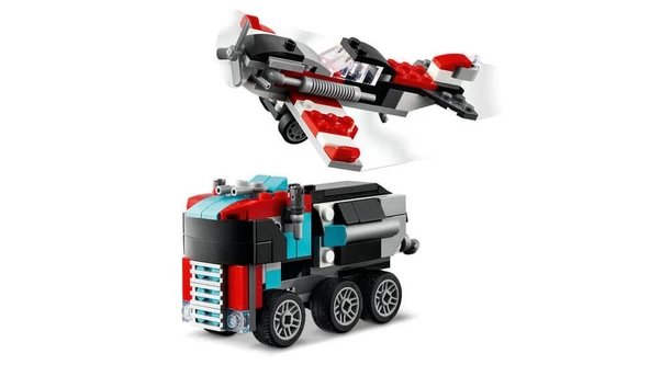 LEGO Creator 31146 Flatbed Truck with Helicopter - 4