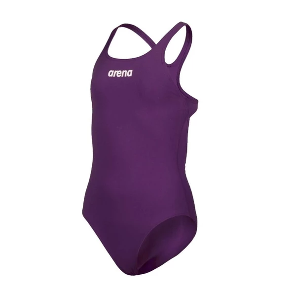 Arena Girls Team Swimsuit Swim Pro Solid Çocuk Yüzücü Mayosu 004762911 Mor - 2