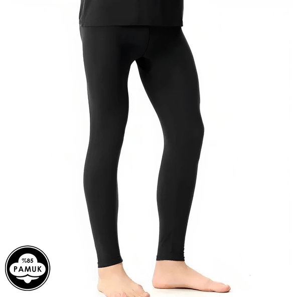 Argeus HeatPro Unisex Siyah Termal Alt İçlik Tayt - 4