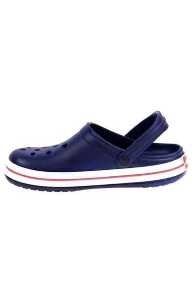 Akınal Bella Lacivert Unisex Sabo Terlik Hastane Terliği Lacivert-Beyaz - 6