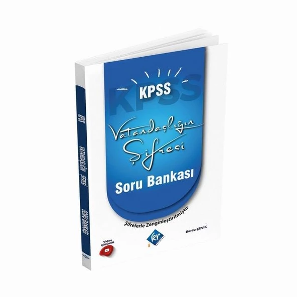 KPSS Vatandaşlığın Şifresi Soru Bankası Video Çözümlü KR Akademi Yayınları