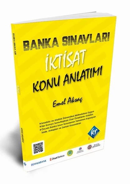 Banka Sınavları İktisat Konu Anlatımı Kitabı KR Akademi Yayınları