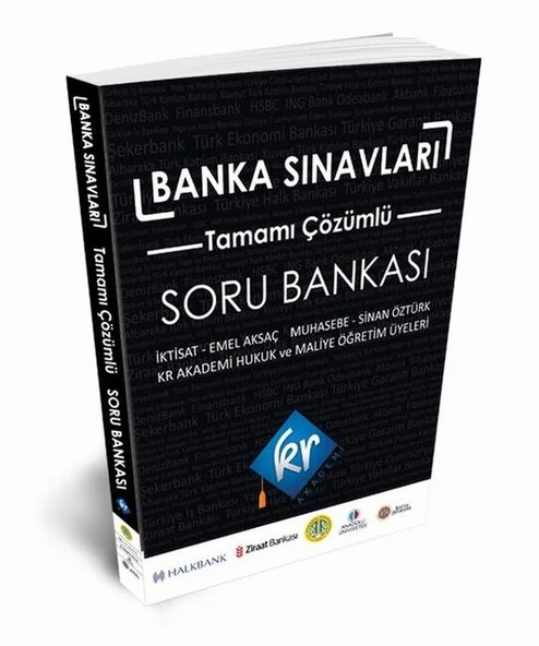 Banka Sınavları Çözümlü Soru Bankası KR Akademi Yayınları