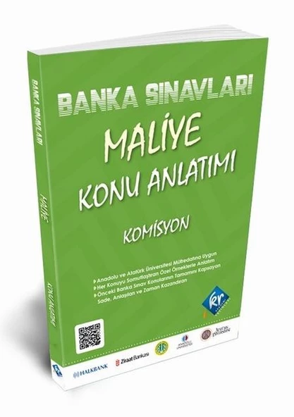 Banka Sınavları Maliye Konu Anlatımı Kitabı KR Akademi Yayınları