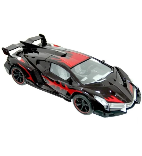 Şarjlı, Işıklı Kumandalı Spor Lamborghini, Farları Yanan Spor Araba 1:14 - 8