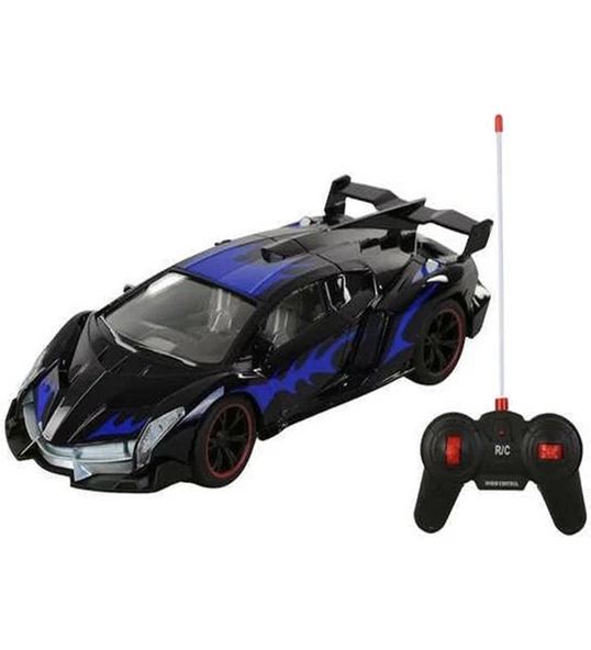 Şarjlı, Işıklı Kumandalı Spor Lamborghini, Farları Yanan Spor Araba 1:14 - 3