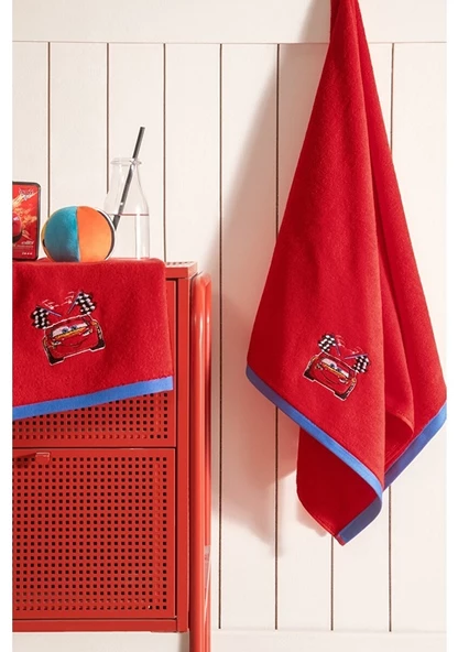 Özdilek Banyo Seti Disney Cars Go Kırmızı - 4