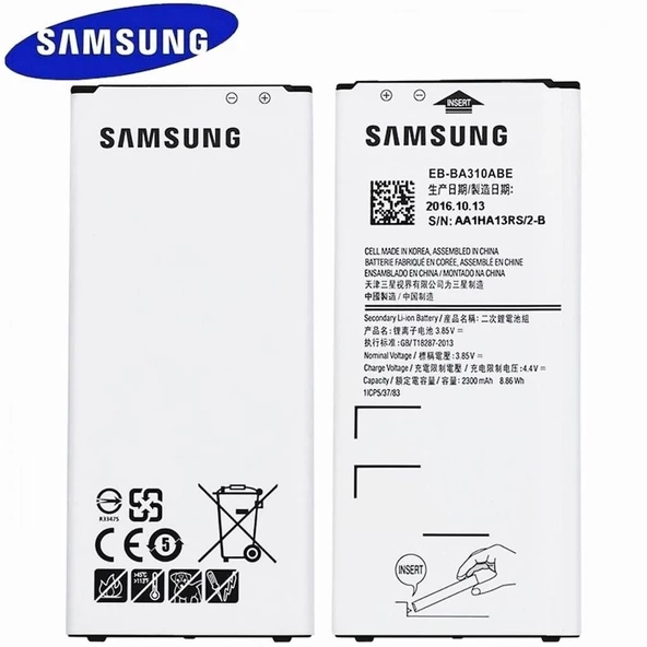CEPTELBAA310 CEP TEL BATARYA SAMSUNG A310 A3 2016